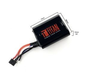 Titan 3000mAh 11.1v Brick T-Plug with 3D PEQ Box