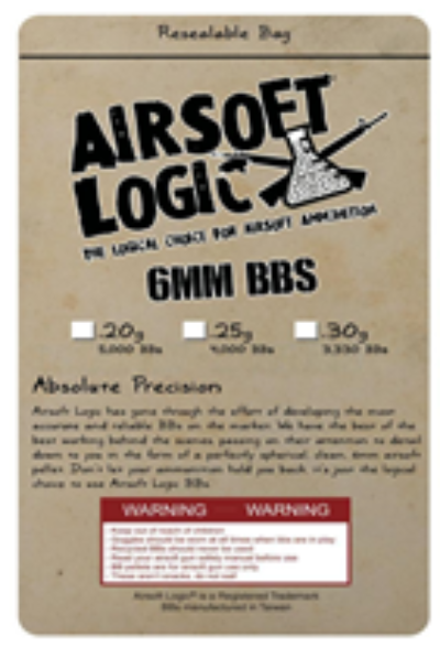 Airsoft Logic 6mm BBs 1kg - Ultimate Airsoft