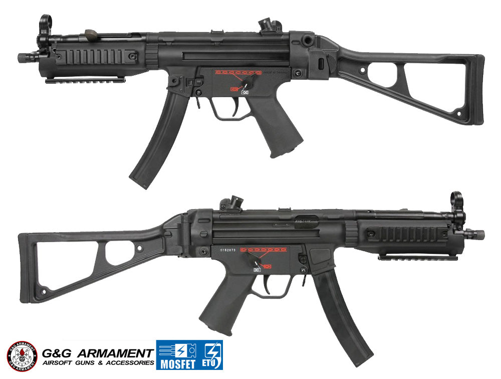 G&G TGM A3 PDW ETU - MP5 Folding Stock PDW - Ultimate Airsoft